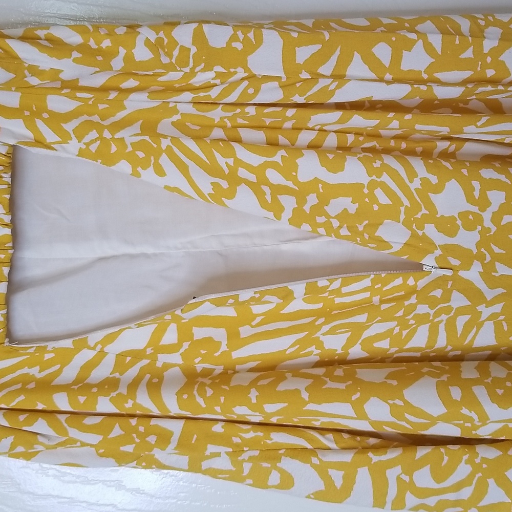 Maeve Anthropologie Goldenrod Spaghetti Strap Sleeveless Pant Jumpsuit Size 8 - Picture 9 of 10